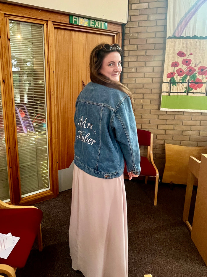 Mrs Personalised Denim Jacket