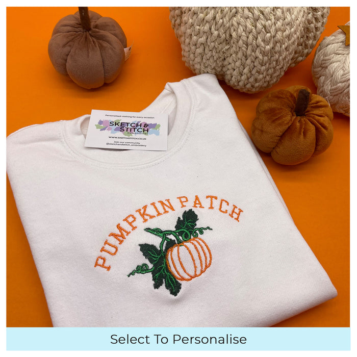 Kids sweatshirt Halloween pumpkin patch