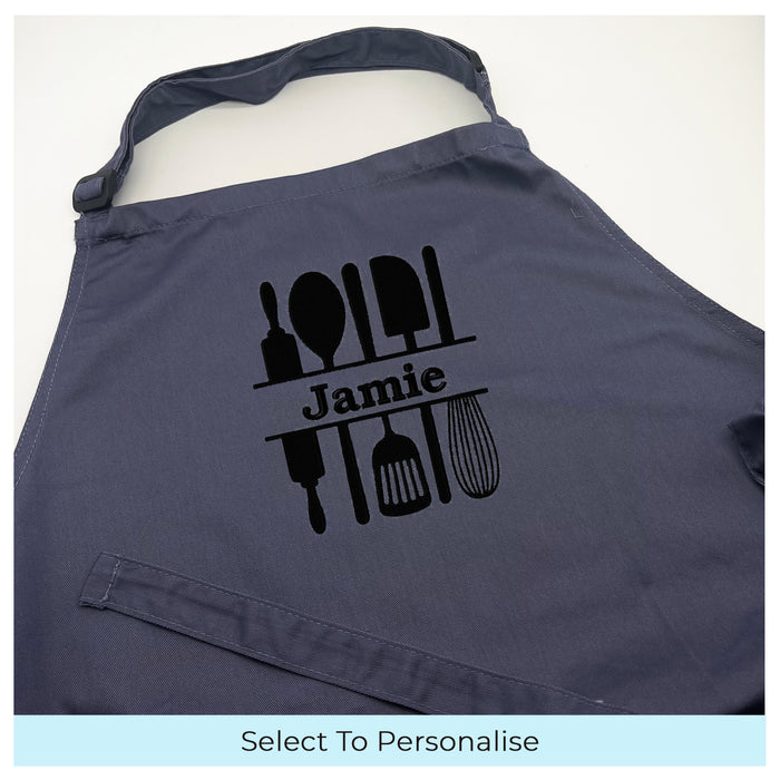 Adults personalised baking apron