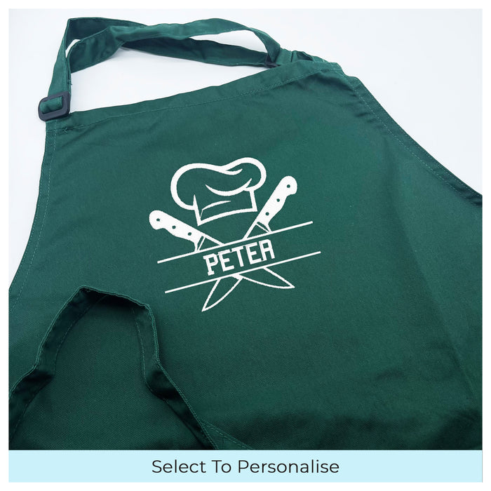 Adults personalised chef apron