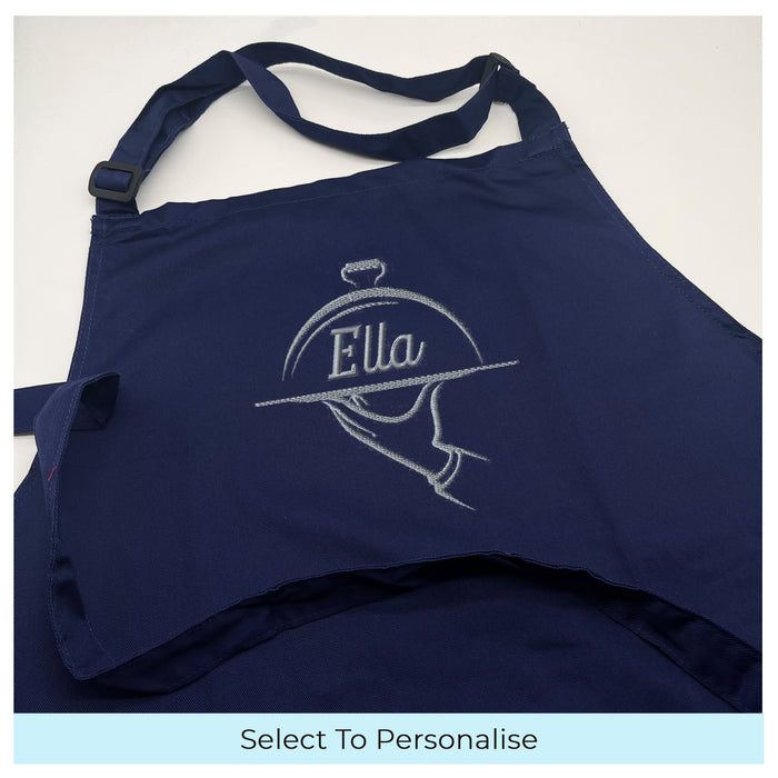 Adults personalised serving apron