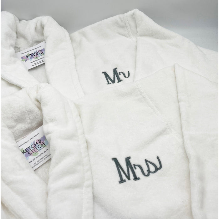 Matching Personalised Dressing Gown. A great customised gifts for birthday, personalised gifts for mum and personalised birthday gifts.