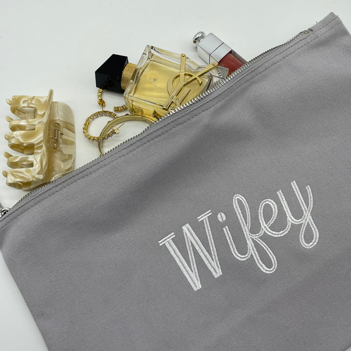 Large accessory bag personalised text