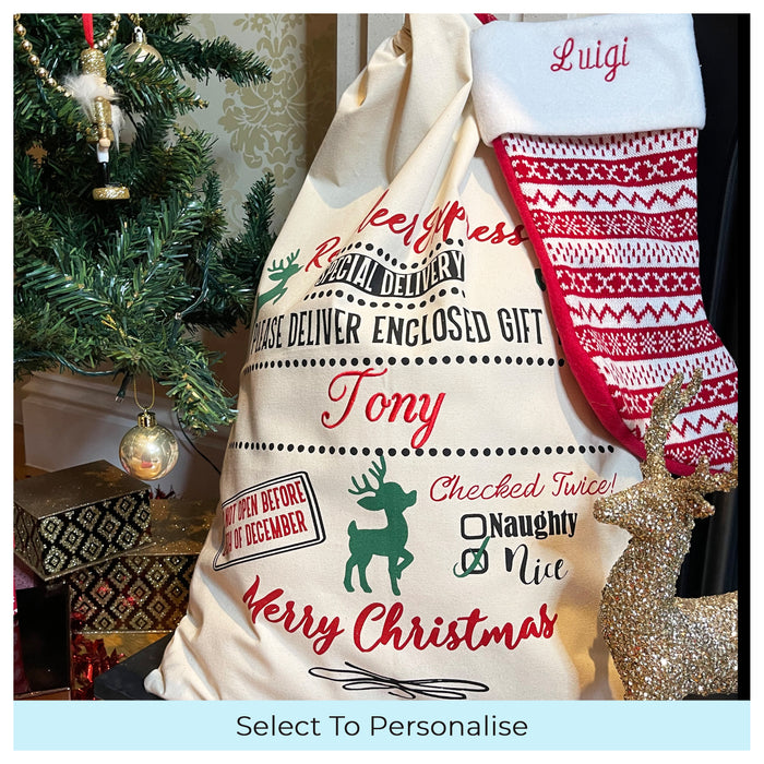 Personalised Santa Sack