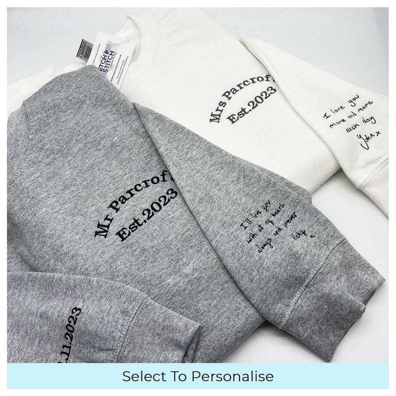 Personalised Wedding Merchandise & Gifts - Sketch & Stitch