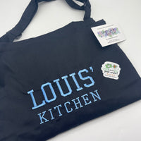 Adults personalised name apron
