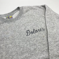 Adult sweatshirt personalised text - left chest