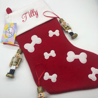 Personalised Christmas pet stocking bundle
