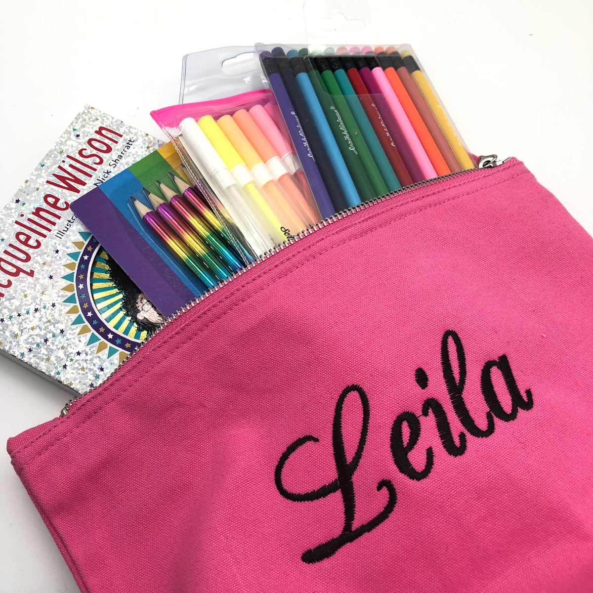 Large accessory bag personalised text