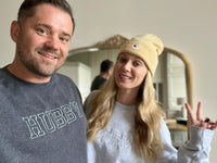 Hubby and Wifey matching adult sweatshirts
