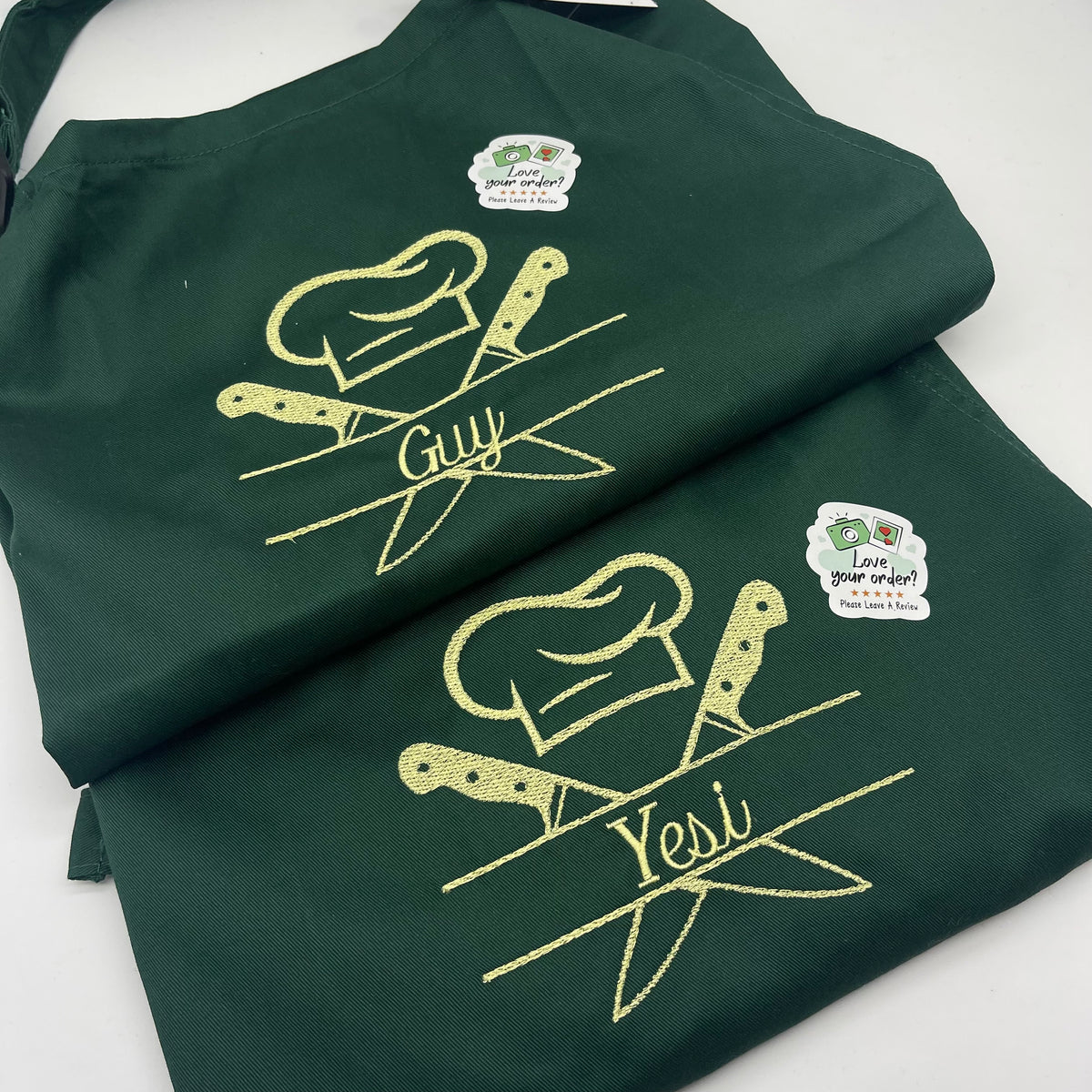 Adults personalised chef apron