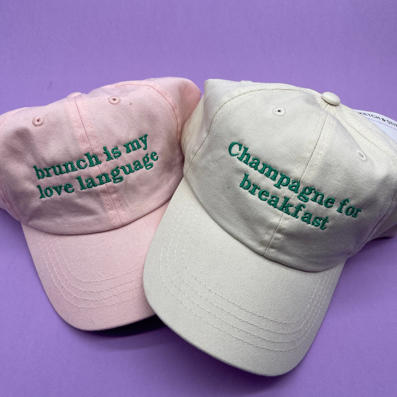 Personalised Slogan Unisex Cap