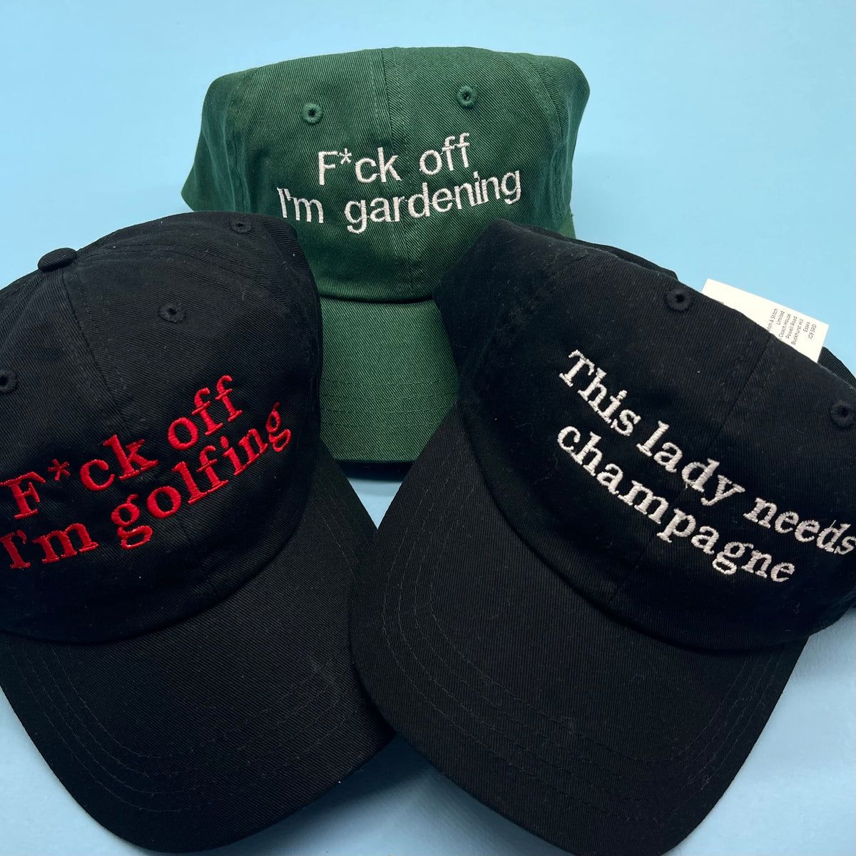 Personalised Slogan Unisex Cap