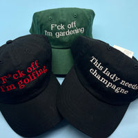 Personalised Slogan Unisex Cap