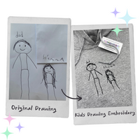 Adult t-shirt personalised kids drawing