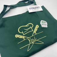 Adults personalised chef apron