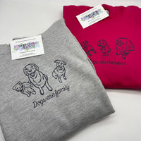 Kids hoodie personalised photo outline