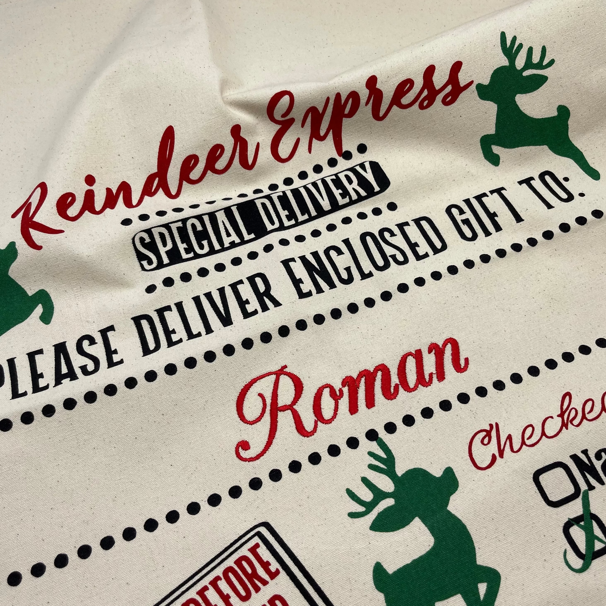 Personalised Santa Sack
