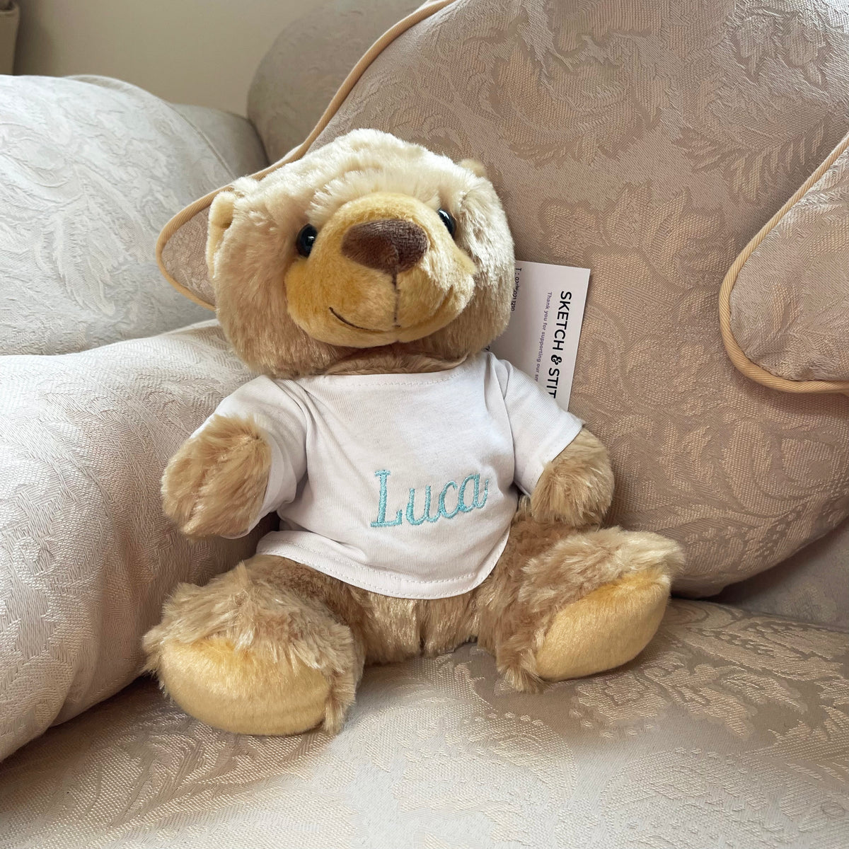 Personalised classic teddy bear