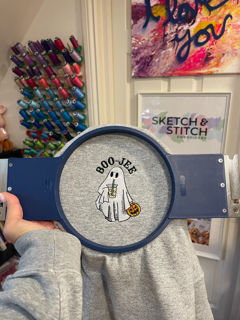 Adult sweatshirt boo-jee slogan
