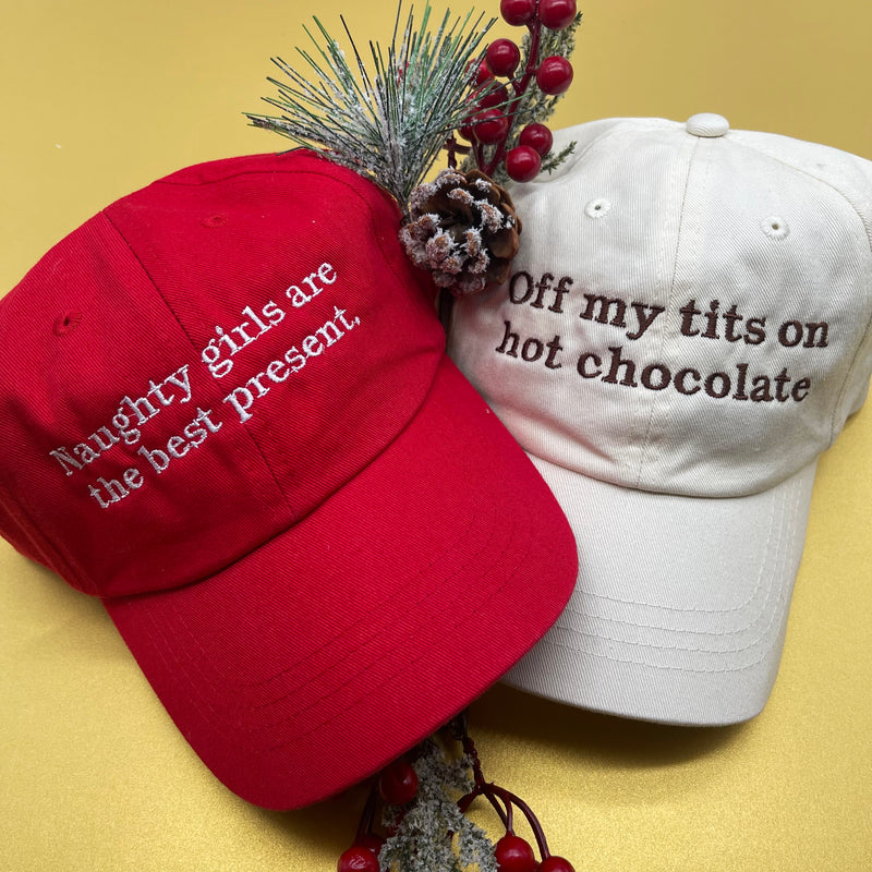 Christmas Personalised Slogan Unisex Cap