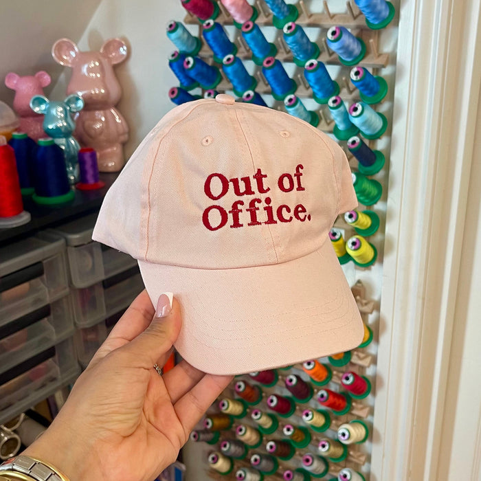 Out Of Office slogan Unisex Cap