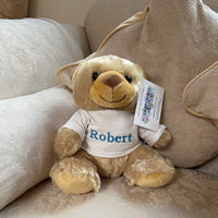 Personalised classic teddy bear