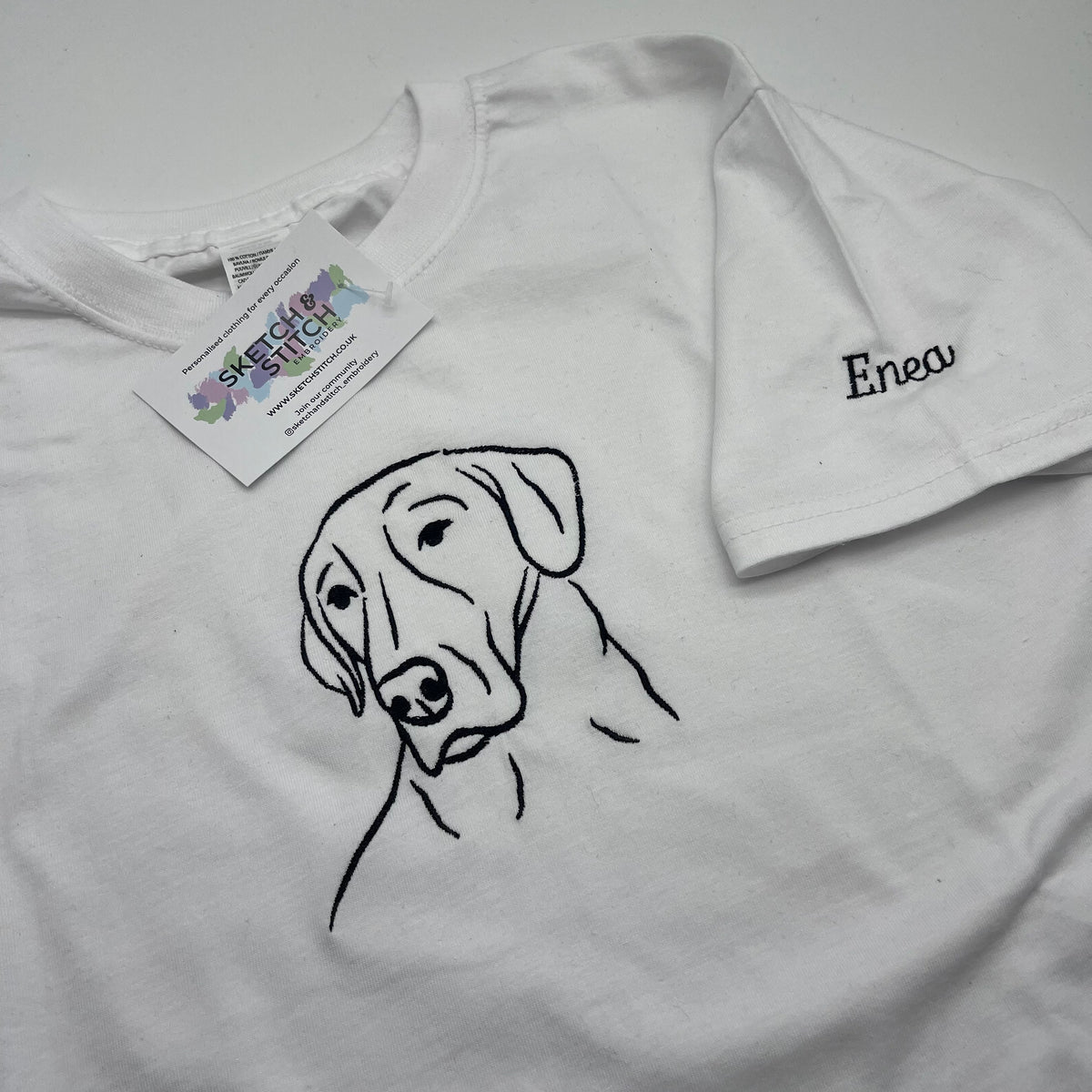 Personalised dog tops clearance