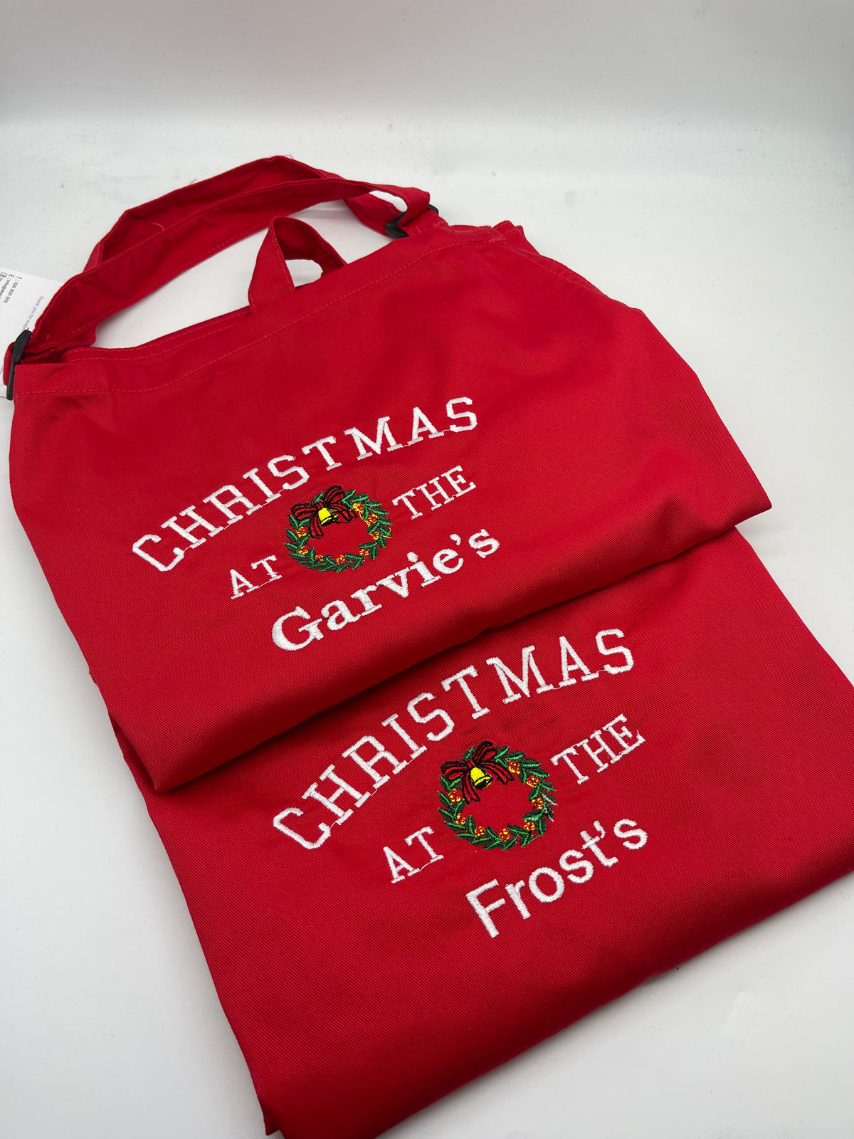 Adults personalised Christmas apron