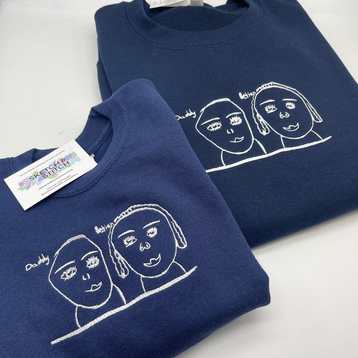 Mother's Day Personalised Kids Drawing Women's Sweatshirt