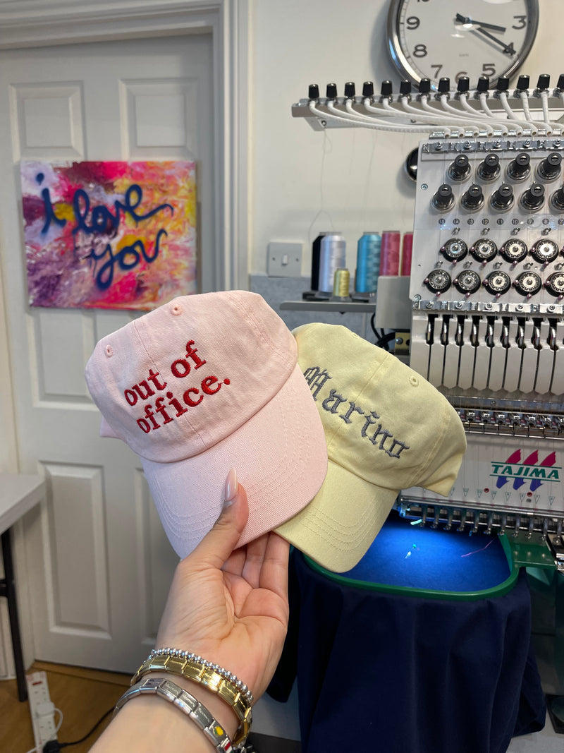 Out Of Office slogan Unisex Cap