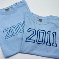 Adult t-shirt personalised text or initials
