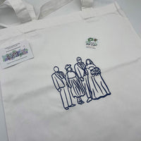 Tote bag personalised photo outline - Sketch & Stitch