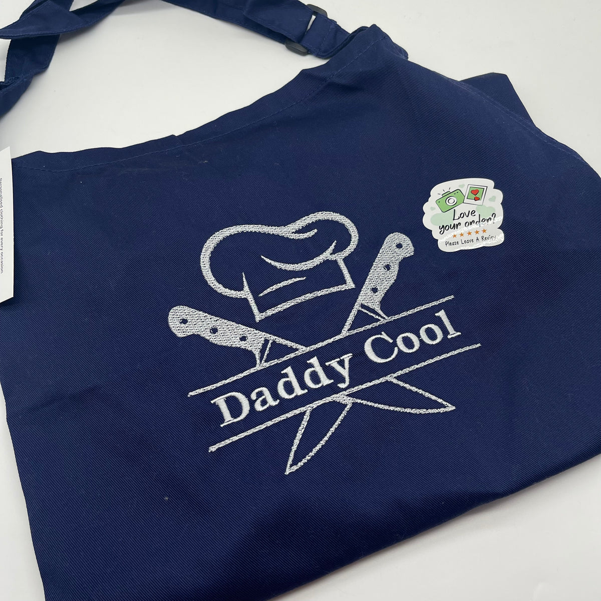 Adults personalised chef apron