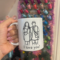 Personalised Photo Mug - Custom Photo Outline Mug UK