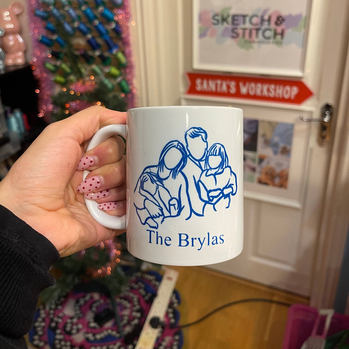 Personalised Photo Mug - Custom Photo Outline Mug UK