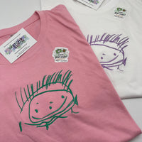 Adult t-shirt personalised kids drawing