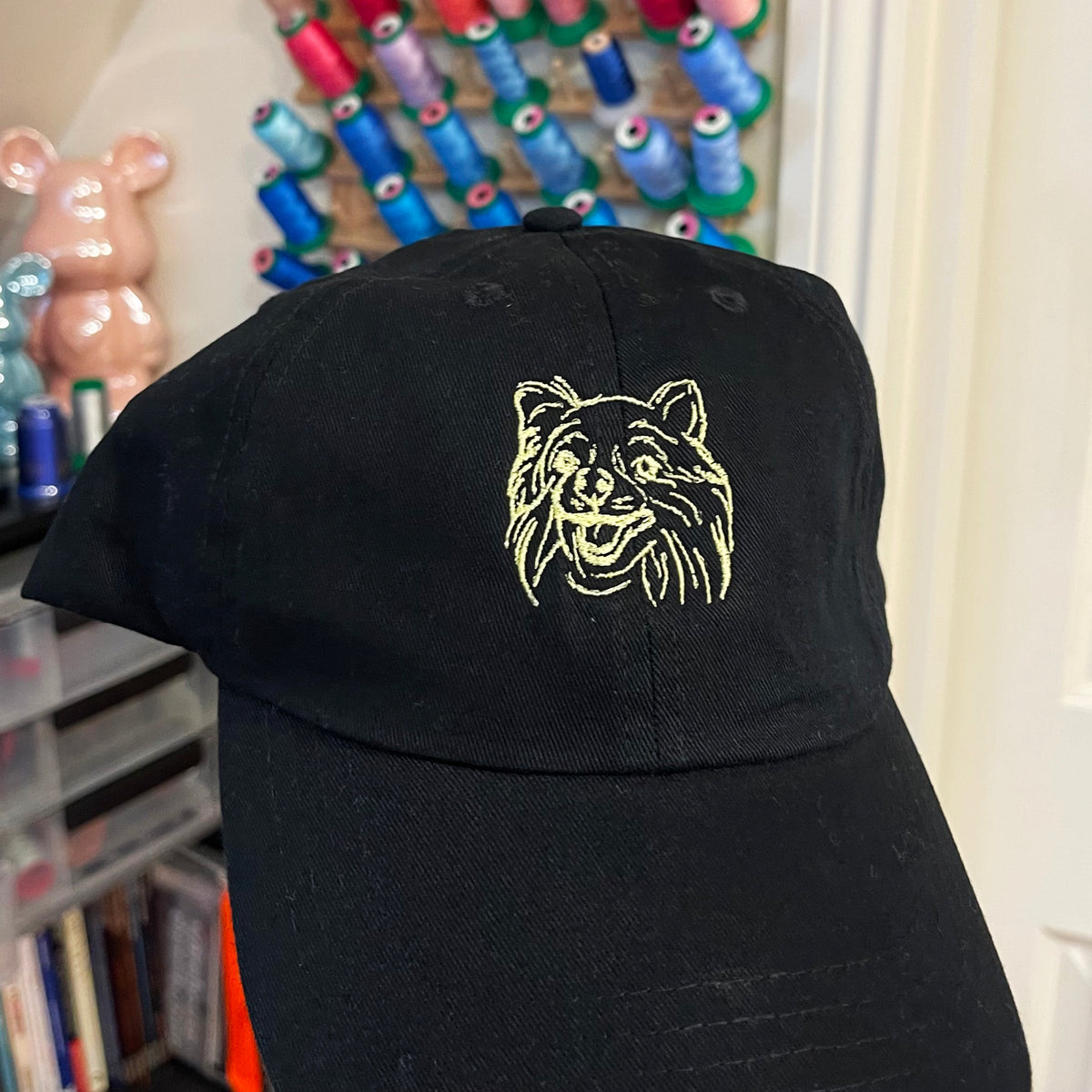 Personalised unisex cap pet portrait