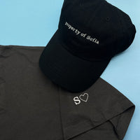 Adult t-shirt personalised sleeve text
