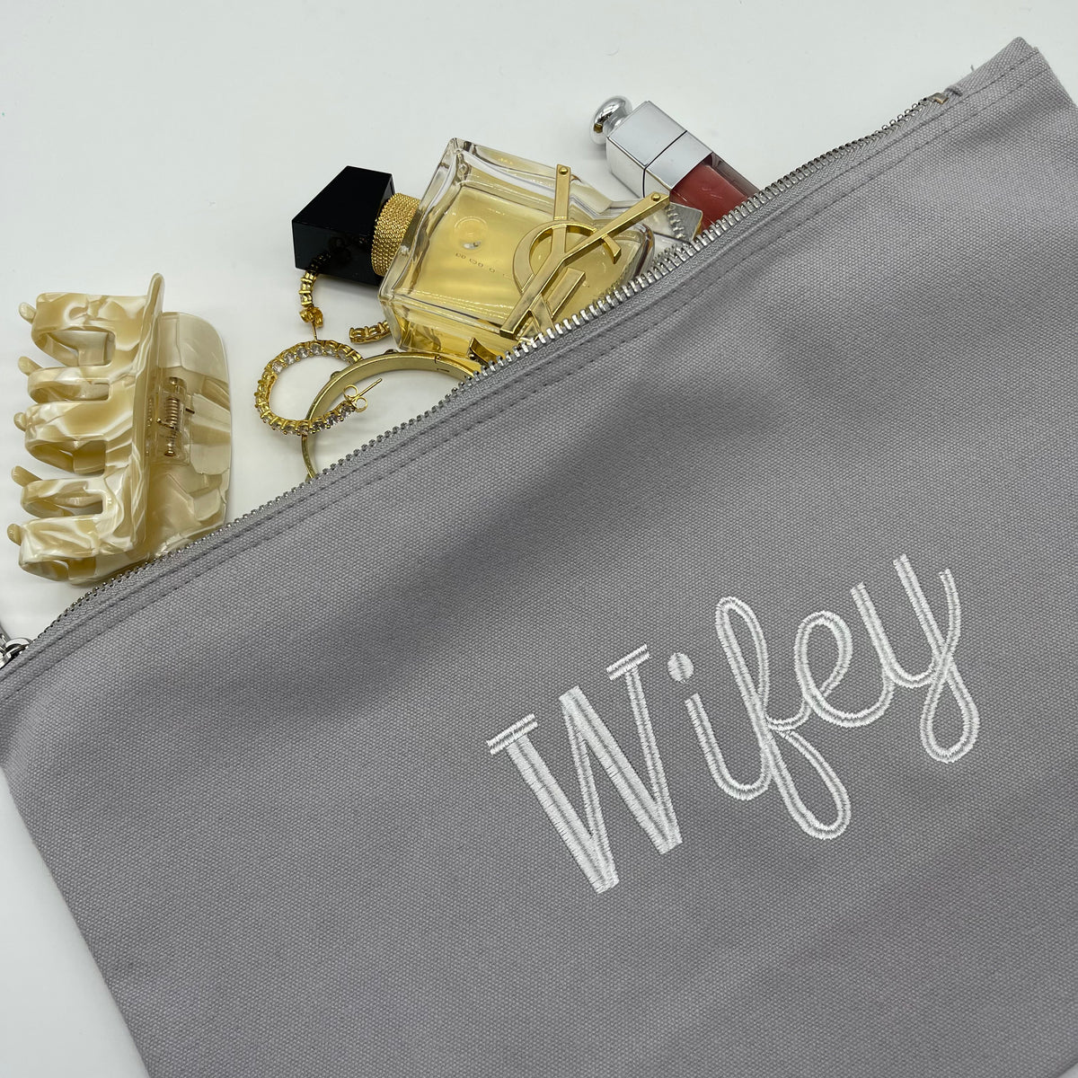 Large accessory bag personalised text