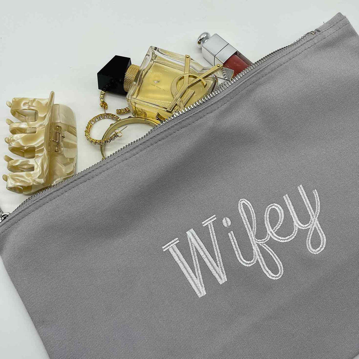 Large accessory bag personalised text
