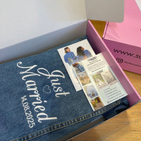 Just Married Personalised Denim Jacket