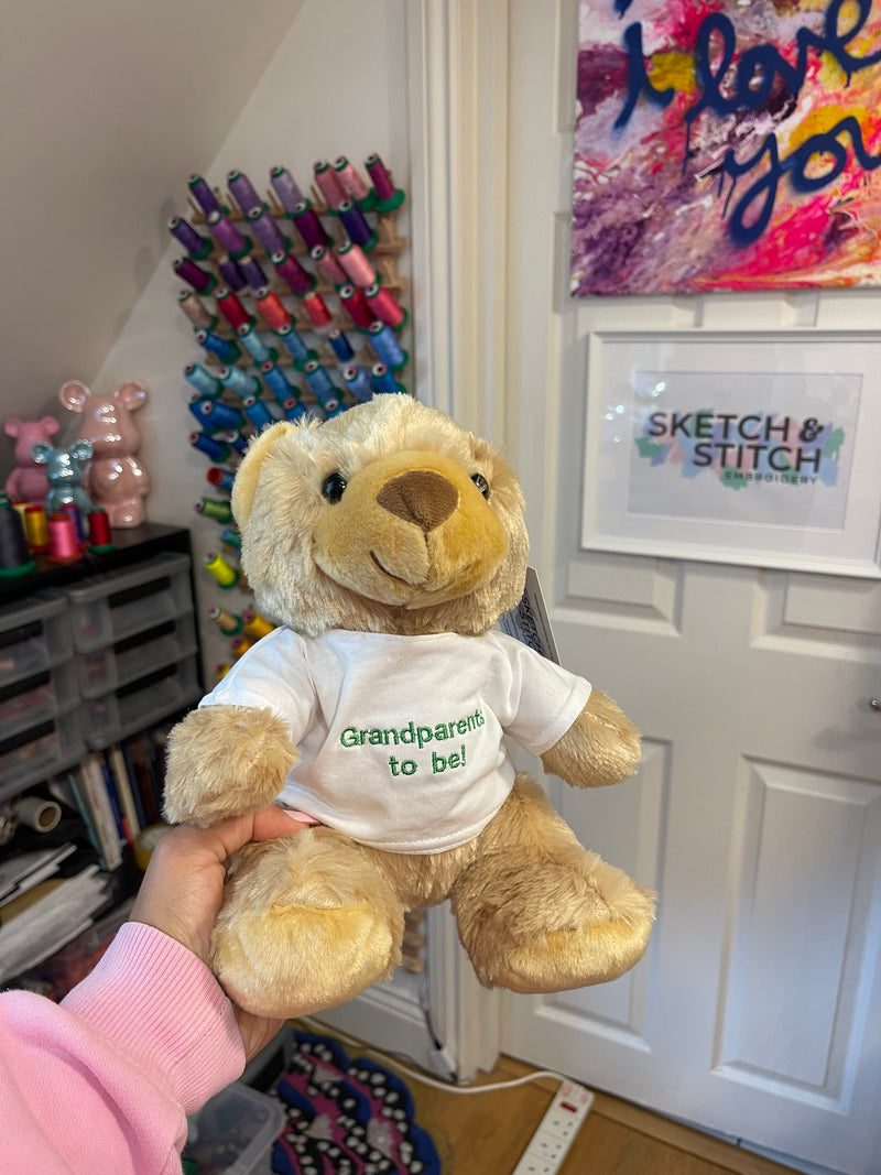 Personalised message classic teddy bear