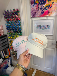 Off my tits on slogan unisex cap