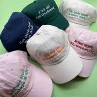 Personalised Slogan Unisex Cap