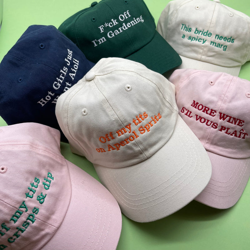 Personalised Slogan Unisex Cap
