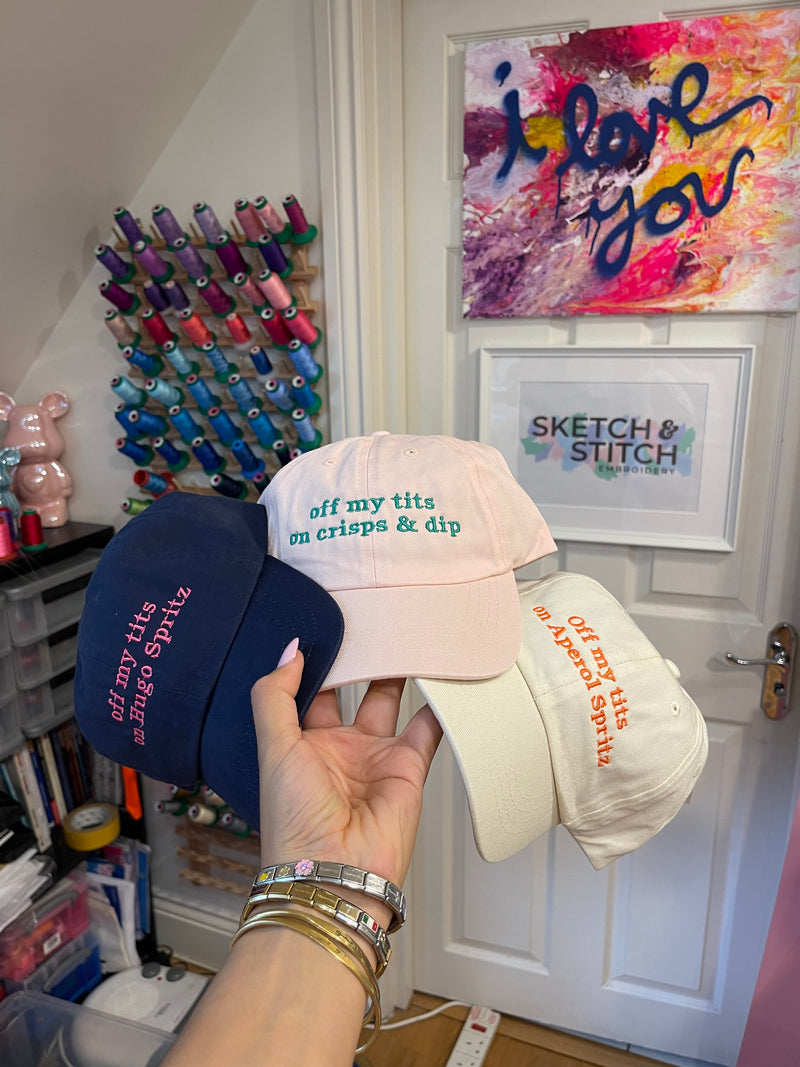 Personalised Slogan Unisex Cap