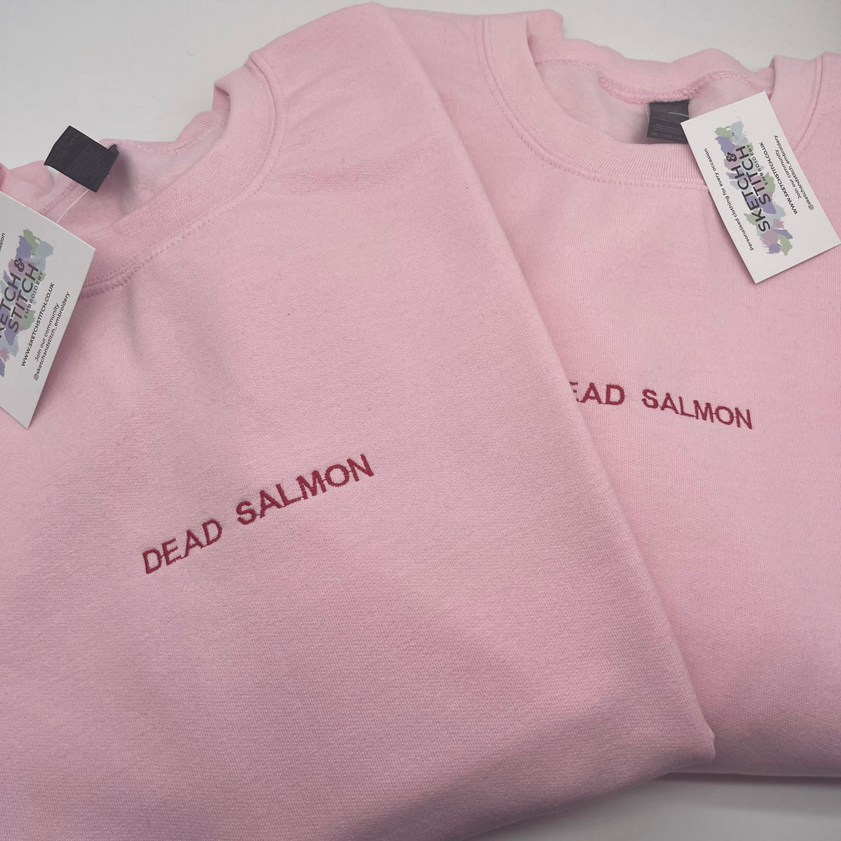 Adult sweatshirt personalised mini slogan