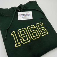 Adult hoodie personalised text or initials