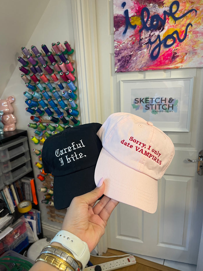 Halloween Personalised Slogan Unisex Cap